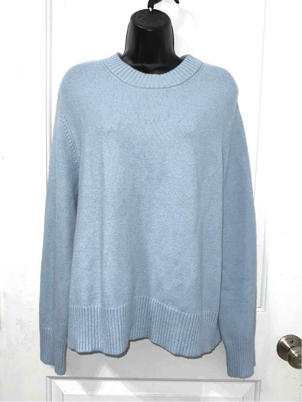 A New Day Light Blue Crewneck Pullover Sweater, size Large
